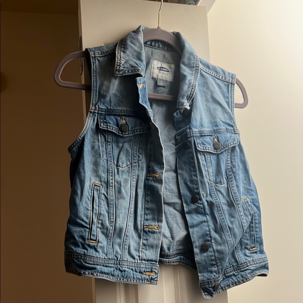 Blue Denim Vest